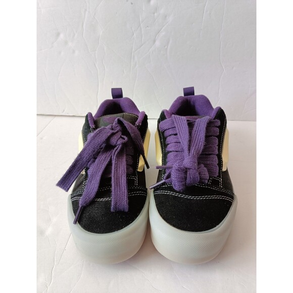 VANS Knu Skool GLOW IN THE DARK Men\'s Size 7.5 Black Purple  VN000D6CB5P1 main image 5